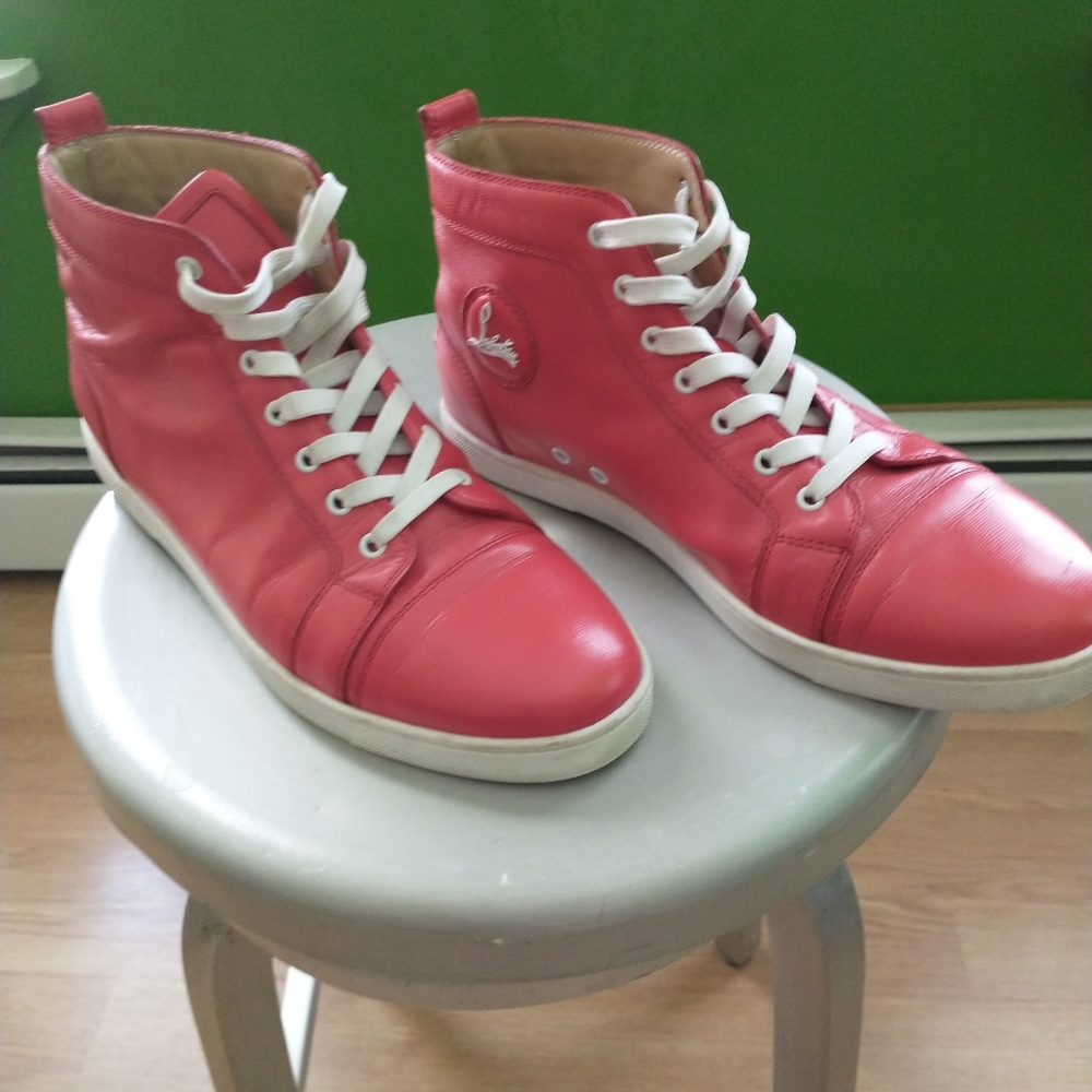 Authentic Christian Louboutin Flat Calf Sneakers - Picture 9 of 9